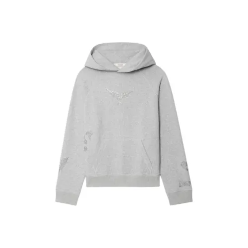 Zadig & Voltaire Светло-серый Женский Свитшот