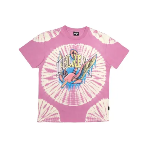 Кремово-розовые унисекс T-рубашки