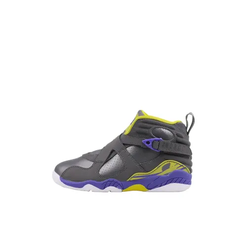 Jordan Air Джордан 8 Детские баскетбольные кроссовки Серый для детей 3-7 лет