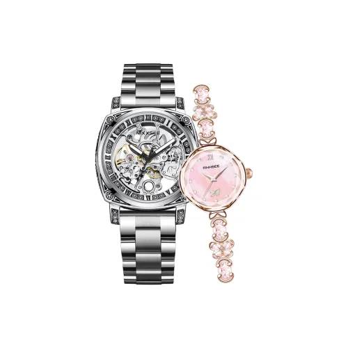 MXXSEE Автоматический механический механизм стальной ремешок унисекс циферблат с черепом