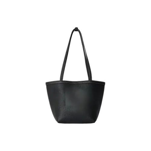 THE ROW Park Tote Телячья кожа Сумка через плечо Средняя Женская Черная