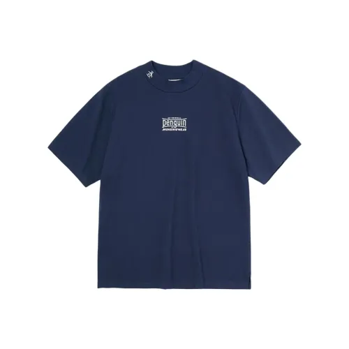 Munsingwear Мужская морская синяя футболка