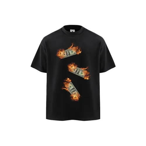 FOR FEAR THAT Черный Унисекс Футболки