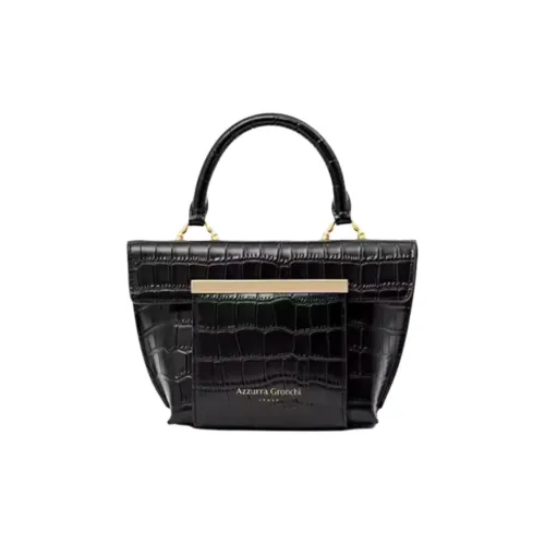 Azzurra Gronchi Сумка через плечо из коровьей кожи средний размер женская черная