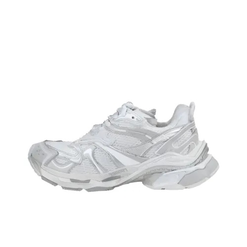 Balenciaga Runner2,0 Толстая подошва Низкий топ Серебряный Женский