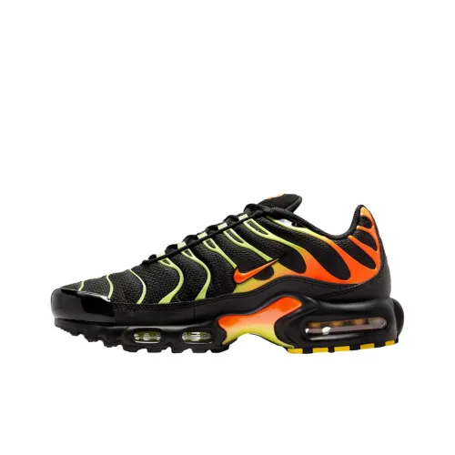 Nike Air Max Plus Беговые кроссовки Унисекс Черный Оранжевый