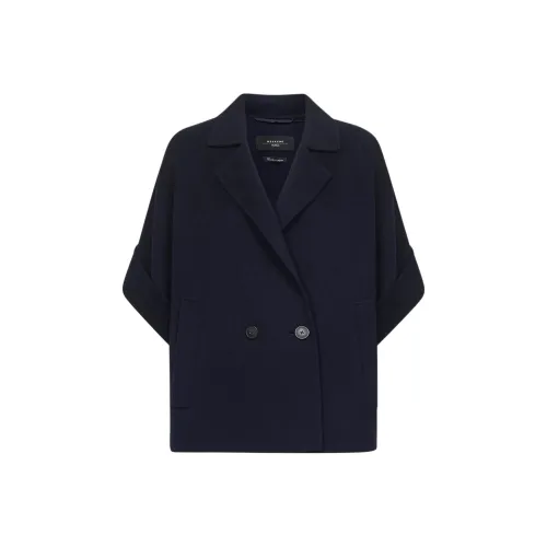 WEEKEND MaxMara Морской Синий Женское Пальто