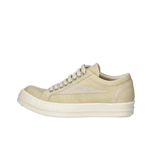 Rick Owens DRKSHDW Низкие кеды Женские Бежевые