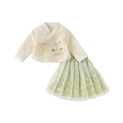 DAVE&BELLA Желтый Предшкольные Комплекты с Юбкой