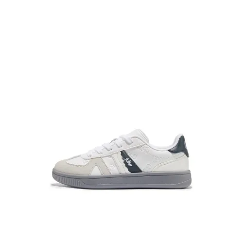 XTEP Устойчивые к истиранию Низкие Кроссовки для скейтбординга Классические Белый Угольный Черный Детские