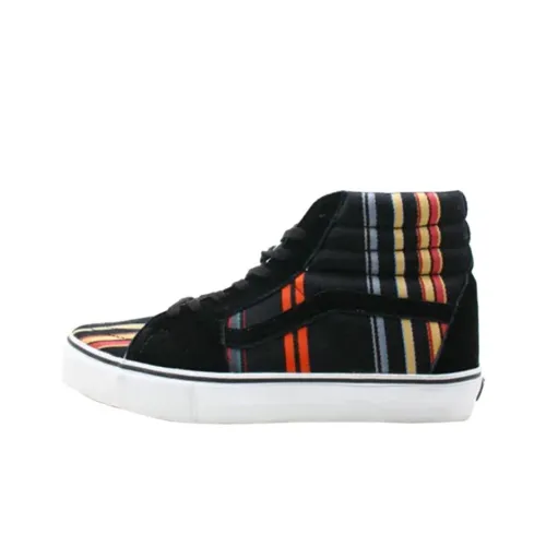 Vans SK8 HI Высокие Кроссовки для Скейтбординга Унисекс Черные
