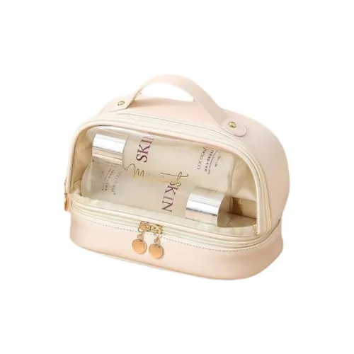 OMGD GOOD Looking Двойной слой косметичка Makeup Bag из ПВХ прозрачная водонепроницаемая для туалетной косметики пылеустойчивая для хранения