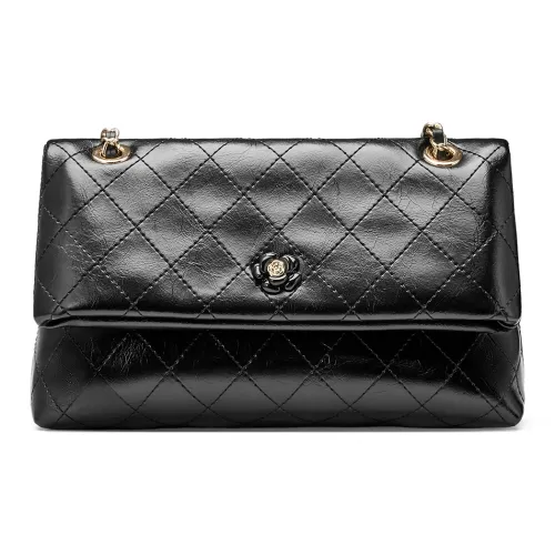 JOSINY Сумка через плечо из синтетической кожи Женская Черный Экрю Коричневый