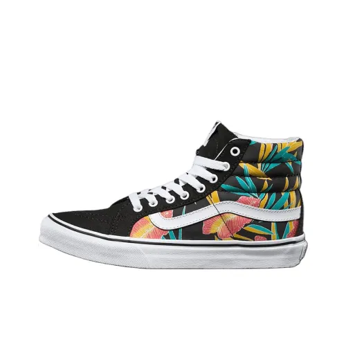Vans Sk8 Hi Высокие Кроссовки для Скейтбординга Унисекс Черные