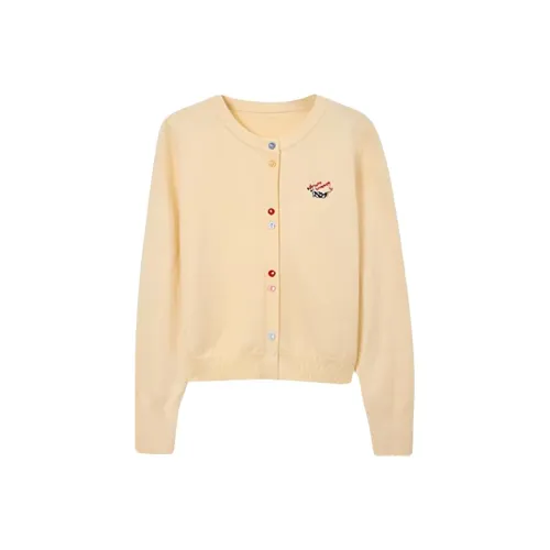 MO VOICE Желтый Женский Трикотаж