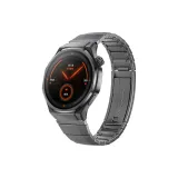 [Titanium Gray] Новый Улучшенный DLC Устойчивый к царапинам Класс Нержавеющая сталь Металлическая Цепь Стальной Браслет (Боковая сторона - Слайд Быстросъемный)