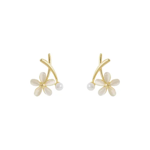 B Z Copper Alloy Stud Earrings Women's
