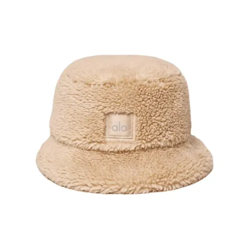 Alo Yoga Искусственный мех Панамы Унисекс Светло-коричневый