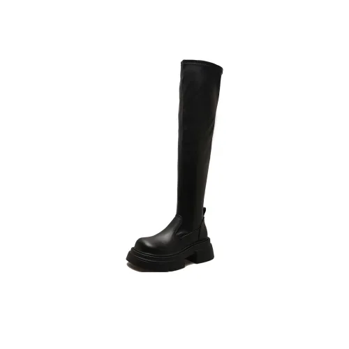 betu Over The Knee Boots Black Women's