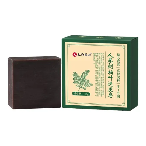 Kindness And Ingenuity Ginseng Arborvitae Leaves Shampoo Oil Control Cleansing 110g Soap Аромат