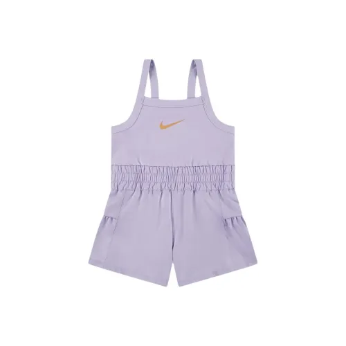 Детский возраст 3-7 лет Nike SwooshDri Форма Комбинезоны Таро фиолетовый