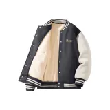 [Флисовая подкладка] Темно-серый (Органический геометрический логотип на груди)