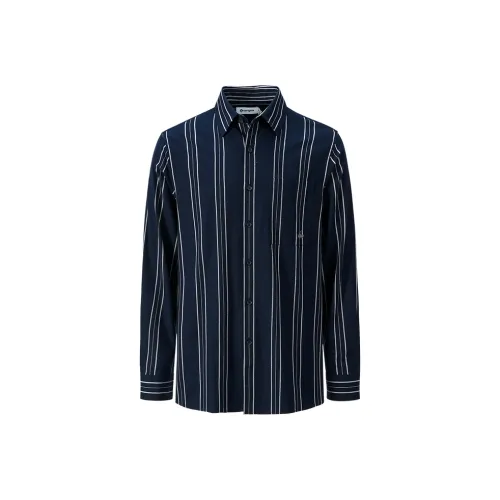 NAVIGARE Морской Синий/Белый Мужские Рубашки