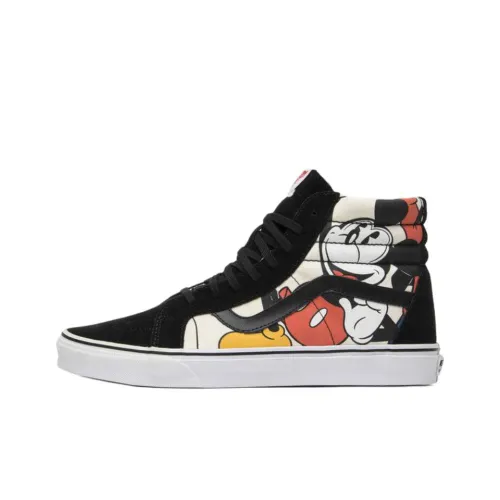 Disney x Vans Sk8 Hi Высокие Кроссовки для Скейтбординга Унисекс Черные