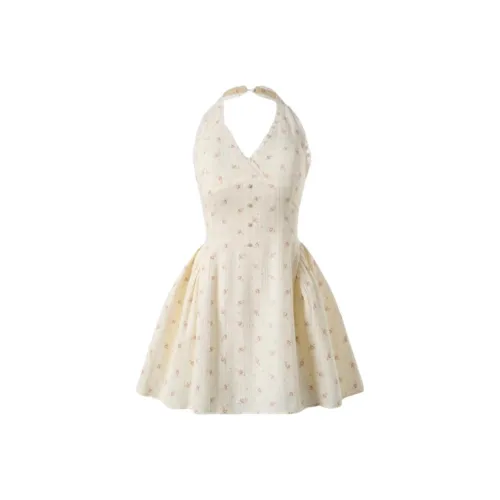 PNVB Абрикос Женские Платья без рукавов