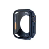 [Темно-синий] Передний и задний полностью закрытый, встроенный чехол и пленка