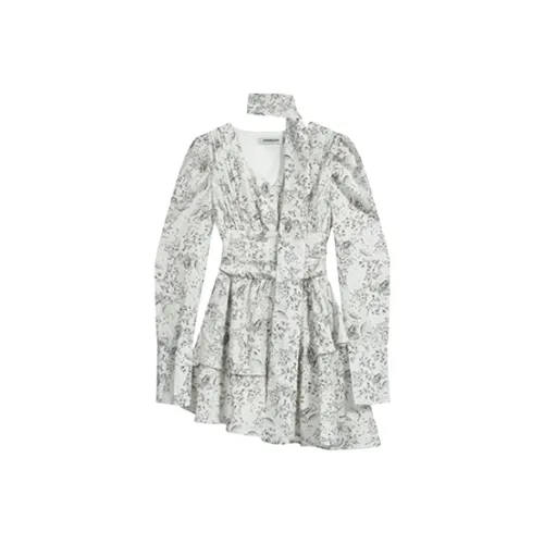 AFGGD Длинное платье с длинными рукавами женское