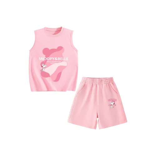 SNOOPY Повседневная спортивная одежда 2 предмета набор для детей в возрасте 3-7 лет