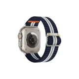 Синий Белый Полосы/Хранитель Эластичный Нейлоновый Ремень