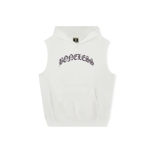 BONELESS Безшовный крой Белый Унисекс Майки