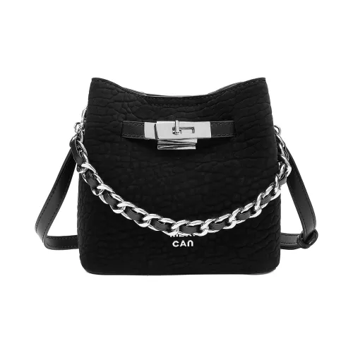 MEXICAN ПУ (полиуретан) Сумка-ведро Сумка через плечо Сумка на плечо Стандартная Женская Черная Серая Экрю