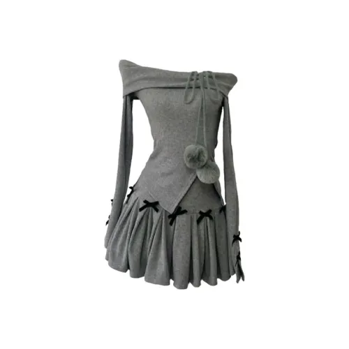 GORGEOUSIDEA Осенне-зимний комплект с юбкой для женщин