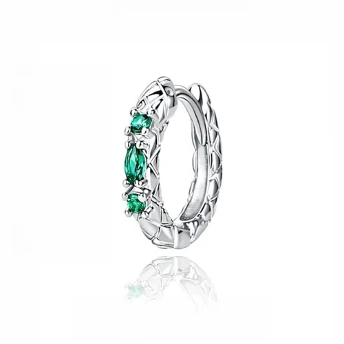 ZWU Серьги-гвоздики из серебра 925 пробы унисекс