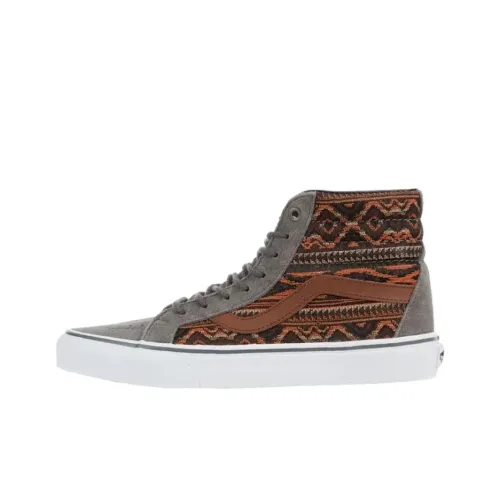 Vans Sk8 Hi Высокие Кроссовки для Скейтбординга Унисекс Коричневые