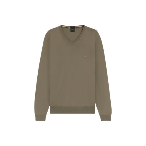 Hugo Boss Светло-коричневые Мужские Свитера