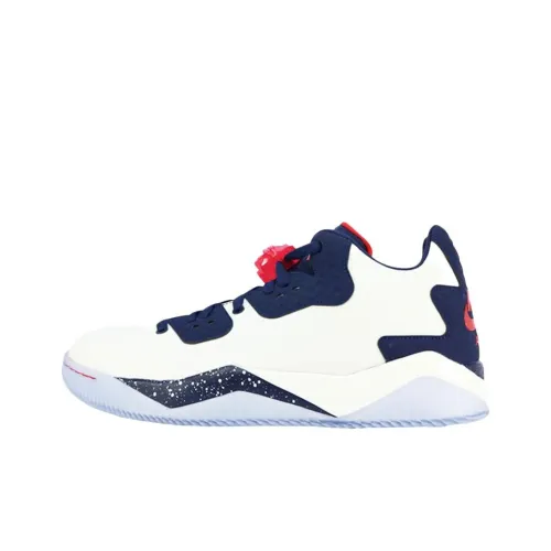 Jordan Spike Forty Low Топ Баскетбольные Кроссовки Мужские Белые