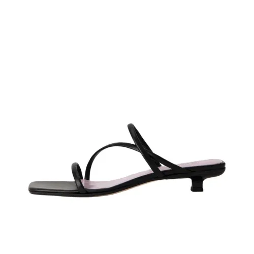 By Far Слипоны 3 см Женские Черные