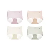 Светло-фиолетовый + Кожа + Кремовая кожа + Светло-зеленый