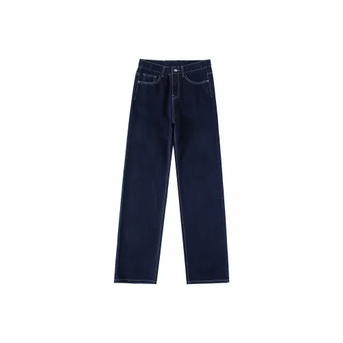 FAWENXIANGZI Темно-синий Ankle Длина Женские Джинсы