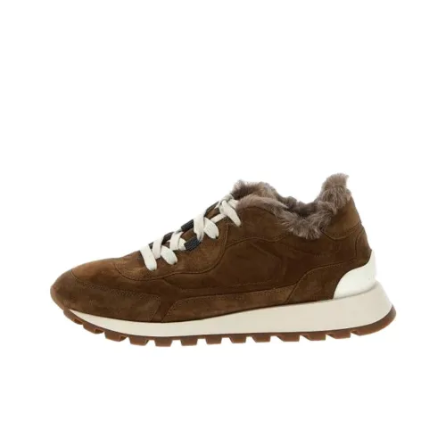 BRUNELLO CUCINELLI Monile Низкий Топ Casual Женский Коричневый