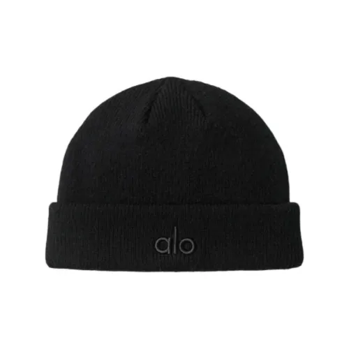 Alo Yoga Переработанный полиэстер Шапки-бини Женские Черный