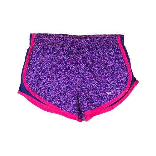 Nike Фиолетовые Цветочные Женские Спортивные Шорты