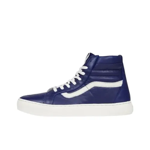 Vans Sk8 Hi Высокие Кроссовки для Скейтбординга Унисекс Синие