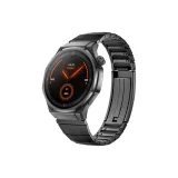 [Обсидиан Черный] Новый Улучшенный DLC Устойчивый к царапинам Класс Нержавеющая Сталь Металлическая Цепь Стальной Браслет (Боковая сторона - Слайд Быстросъемный)