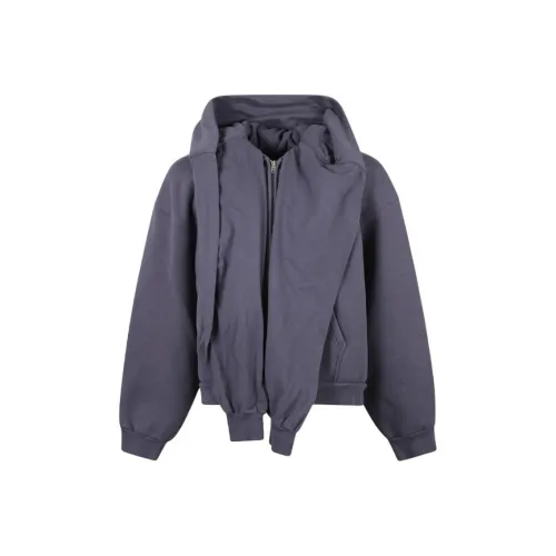 Balenciaga Выстиранный Синий Мужской Свитшот