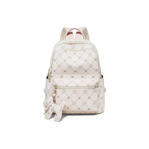 Bullrun Рюкзак из синтетической кожи женский розовый